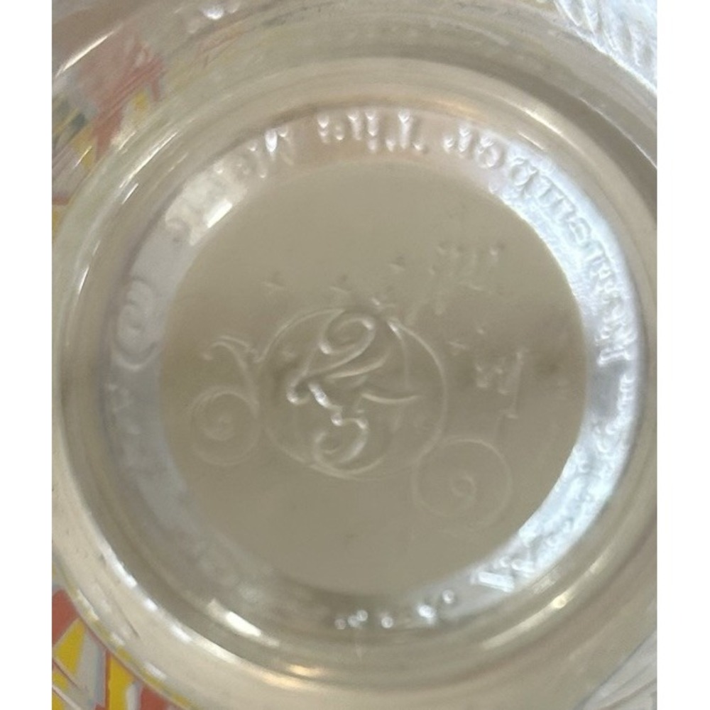 Disney McDonald's 25th Anniversary Glass Donald Duck Mickey Balloons Space Mtn. - Picture 4 of 4